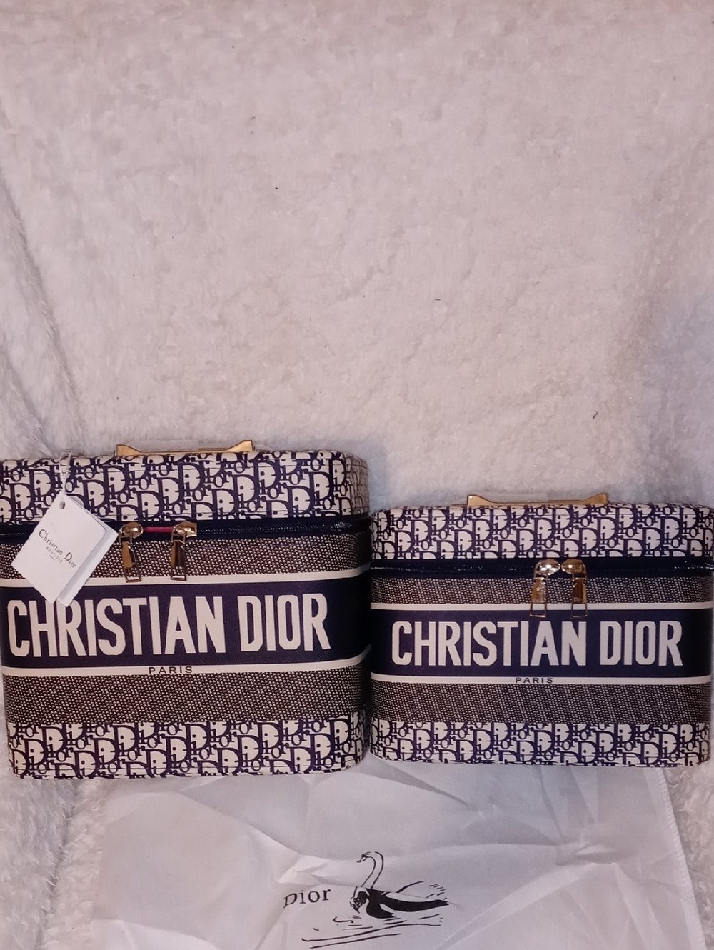 Dior Navy and White Christian Dior  Set